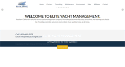 Desktop Screenshot of eliteyachtmgmt.com